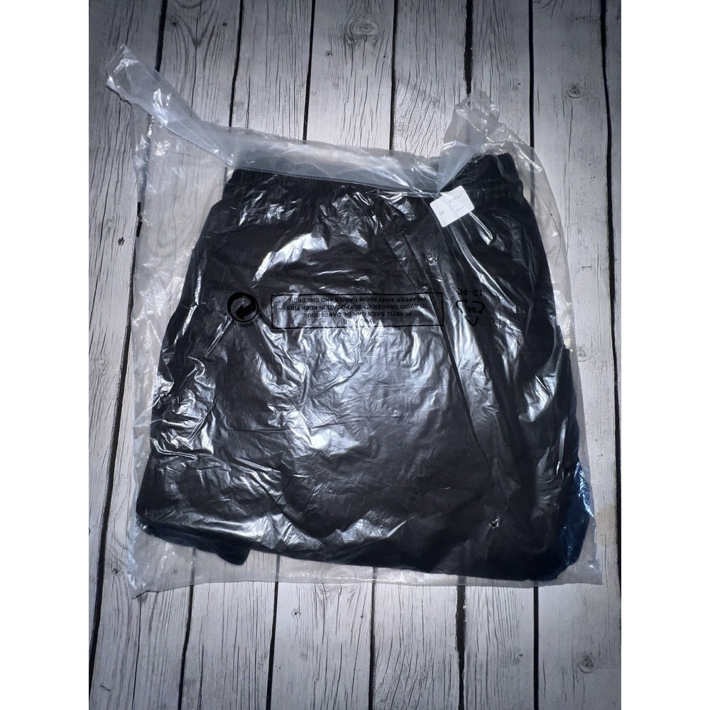 BIG DUDE Men's Sz 54 Stretch Cargo Black Shorts